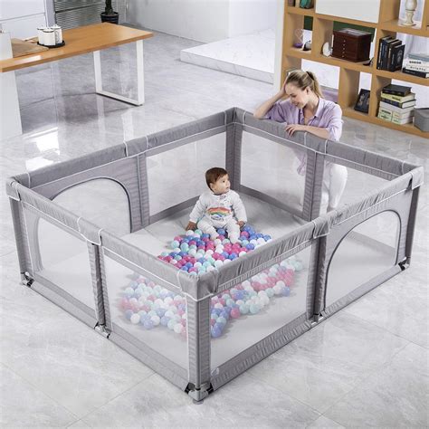 Buy Baby Playpen Extra Large Playpen For Babies With Gate Safety Baby