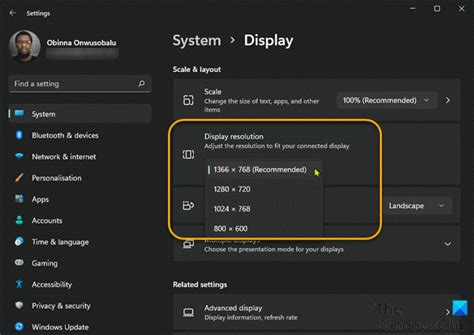 So ändern Sie Die Bildschirmauflösung In Windows 11 De Atsit