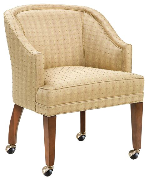 Fairfield Chairs Caster Wheel Accent Lounge Chair Ahfa Upholstered