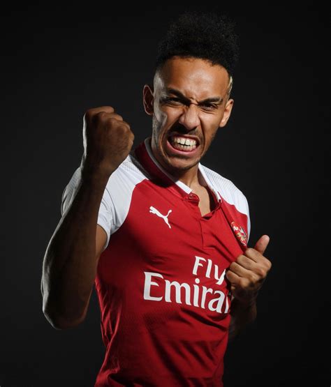 Those clubs looking to secure his signature have been given huge boost with the news that the bundesliga outfit are prepared to allow the gabon international to leave, provided their valuation is met. Photos Aubameyang Poses In Arsenal Shirt After ...