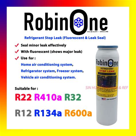 Robinone Stop Leak For Air Conditioner Refrigerator Freezer Leak