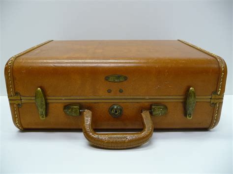 Vintage Samsonite Suitcase Luggage Medium Size Warm Brown