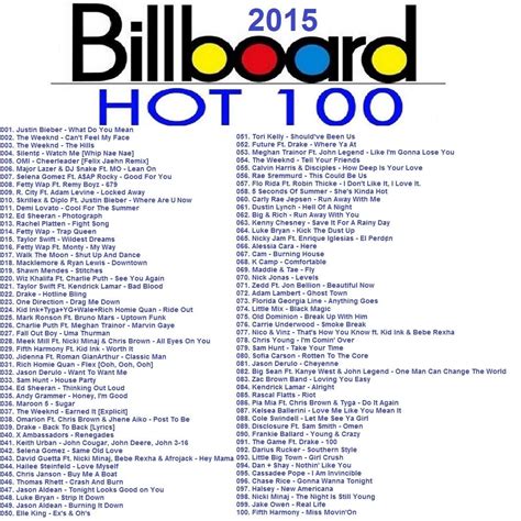 Promo Video Dvds Billboard 2015 Top 100 Hits 10 21 2015 Only 2 Dvds And 100 Hits Ebay
