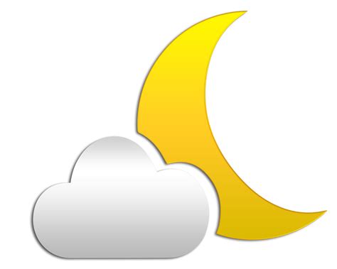 Moon Icon On Transparent Background 16774528 Png