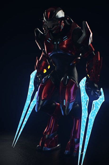 Sangheili Duel Wielding Energy Swords Halo Sword Halo Game Halo Armor