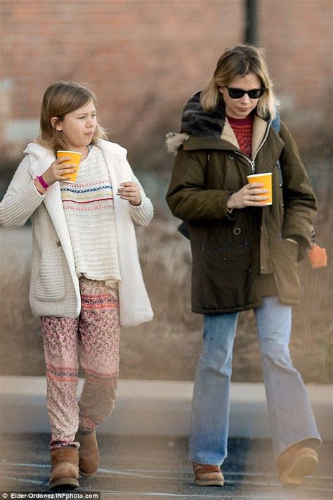 Michelle Williams And Daughter Matilda Bundle Up For Beverage Run In