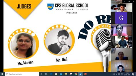 Do Re Mi Virtual Singing Competition Cpsgs Ann Cps Global