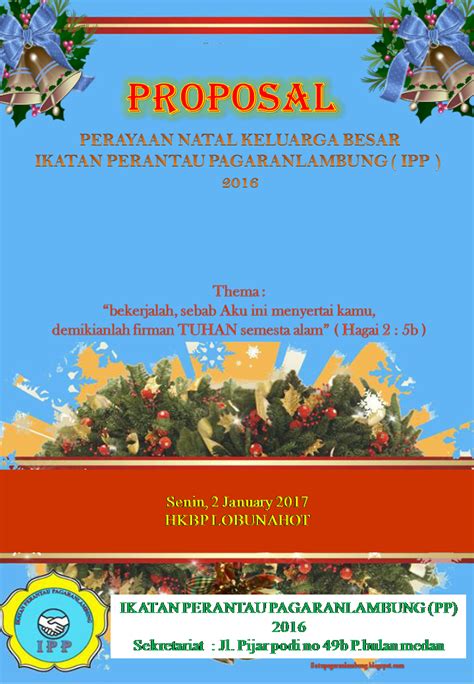 Contoh Proposal Panitia Natal – serat