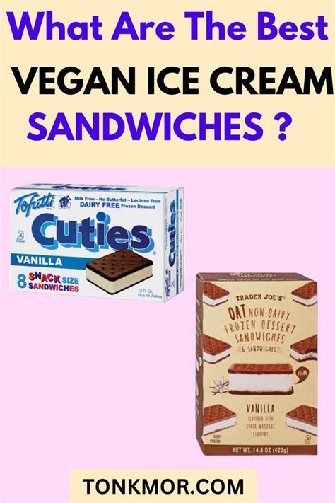 Some Ice Cream Sandwiches Are In Front Of A Pink Background With The