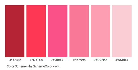 Pink Wine Color Scheme Image