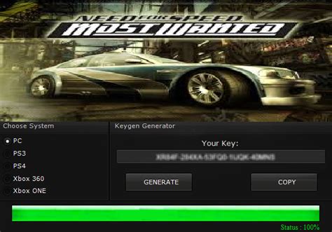 Need For Speed Most Wanted Key Generator Keygen For Full Game Crack