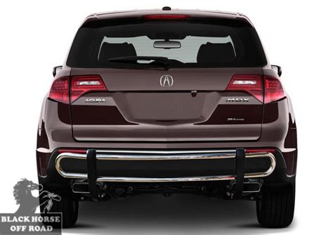 Black Horse Fits 01 06 Acura Mdx Stainless Steel Rear Bumper Guard