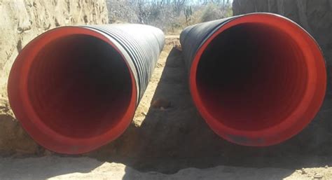 Tubo Caño Pead Corrugado 300mm X 5,90mts. Doble Pared. - U$S 140,00 en