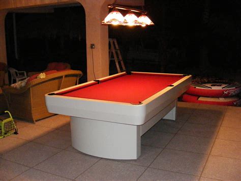 Some of these outdoor tables must be used in conjunction with a cover to protect the cloth, while some of them have a nylon cloth which is. Best Outdoor Pool Table - Weatherproof Billiards Table