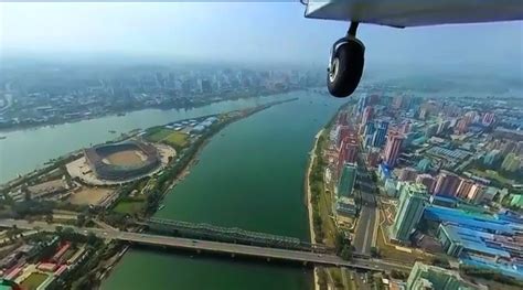 Worlds First Aerial 360° Video Over North Korea 2017