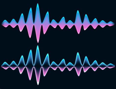 Onda De Sonido De Habla Ondas De Sonido De Movimiento Abstracto