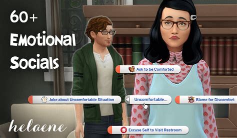 Sims 4 Emotional Socials Best Sims Mods
