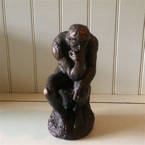 The Thinker By Austin Productions Inc Museum Reproduction Sculpture Durastone Sculpture