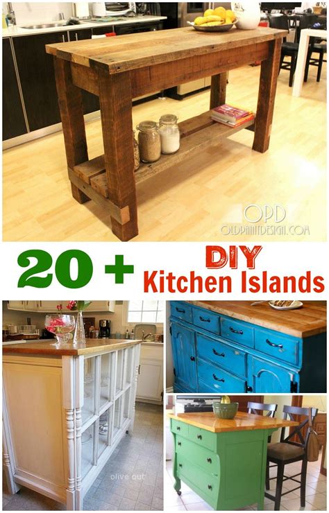 Line up two or more shelves, add a piece of beadboard to the ends, and finish with trim and a. DIY Kitchen Islands. These kitchen island DIY projects are great inspiration to draw from. Build ...
