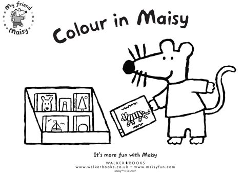 Maisy Coloring Pages Clip Art Library