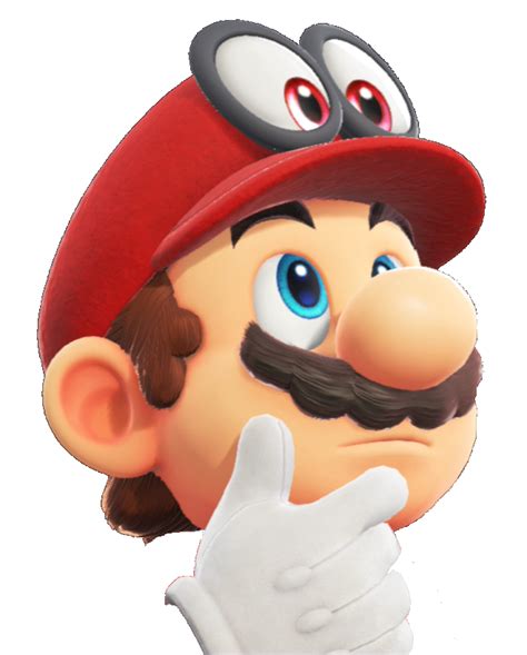Thinking | Super Mario Odyssey | Know Your Meme png image