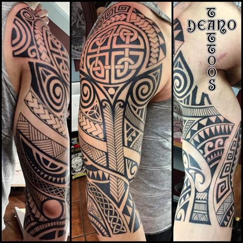 Originally posted at where the boys go. Shoulder Tribal Tattoo | Tatuajes polinesios, Tatuajes ...