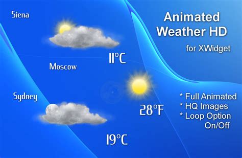 Animated Weather Hd For Xwidget By Jimking On Deviantart