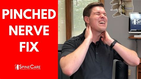 How To Fix A Pinched Nerve In Your Neck Relief In Seconds Youtube
