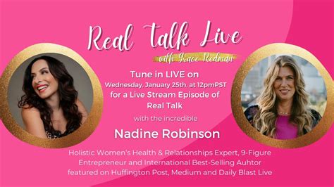 Real Talk Live With Nadine Robinson 🎙💗 Youtube