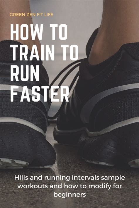 Train To Run Faster Hills And Running Intervals Sample Workouts With
