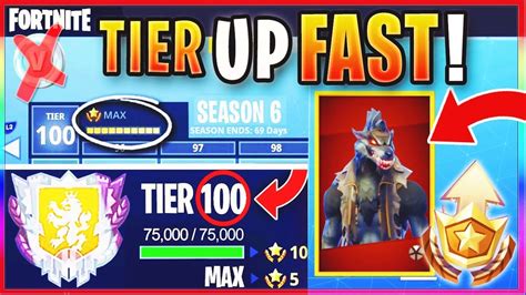 How To Get Free Tier 100 “max Battle Pass” In Season 6 Fastest Way To Level Rank Up In