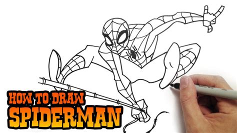 How To Draw Spiderman Drawing Tutorial Webjunior