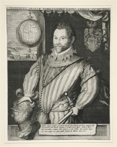 Sir Francis Drake By Jodocus Hondius Buy Fine Art Print