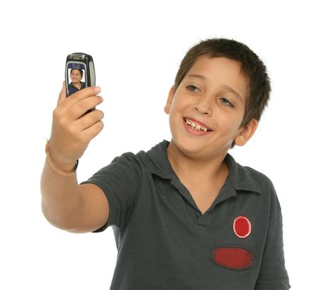 Boy With Cell Phone Face Of The Future Humintell Humintell