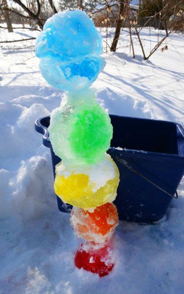 Make Cool Frozen Rainbow Orbs And Sculptures Cbc Parents Ice Crafts