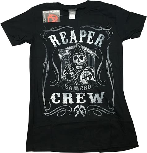 Sons Of Anarchy Official Reaper Crew Jax Samcro Soa Unisex T Shirt Up