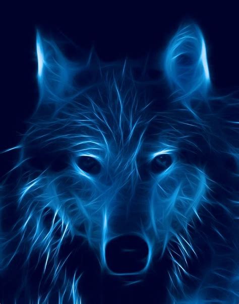Pin By Elena Johansson On ~everything Blue~ Wolf Art
