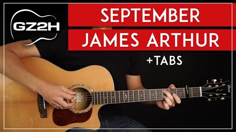 September Guitar Tutorial James Arthur Guitar Lesson Easy Chords