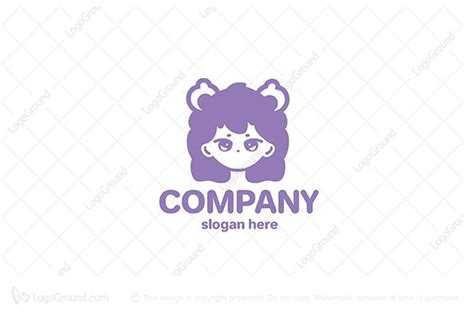 Cute Girl Logo