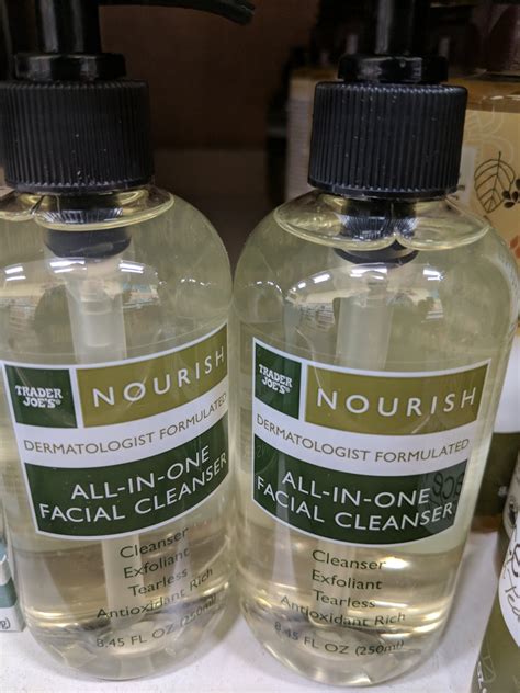Trader Joes Nourish All In One Facial Cleanser Well Get The Food