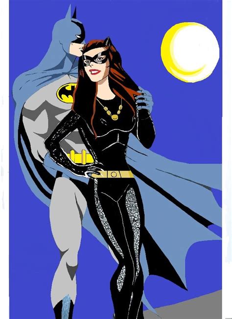 Old School Batman And Catwoman Romance Pc Art Batman And Catwoman