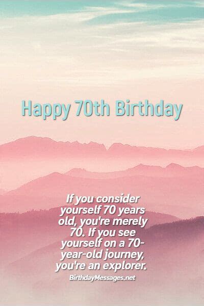 70th Birthday Wishes And Quotes Birthday Messages For 70 Year Olds 70th