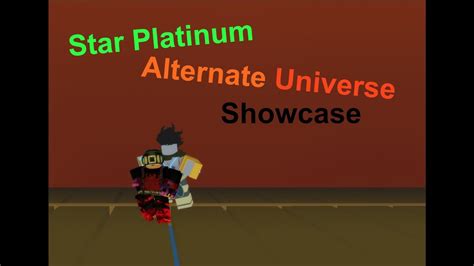Star Platinum Alternate Universe Spau Youtube