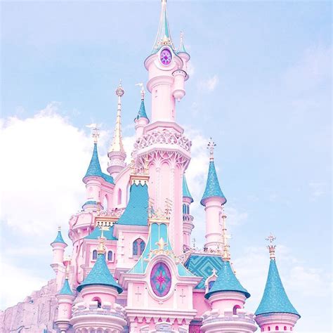 Pink Castle Disney Disneyland