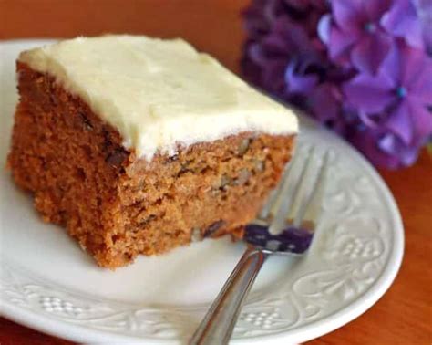 Old Fashioned Carrot Cake With Cream Cheese Frosting The Daring Gourmet