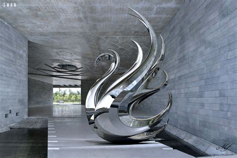 Swan | Contemporary, Modern Interior Design Sculpture