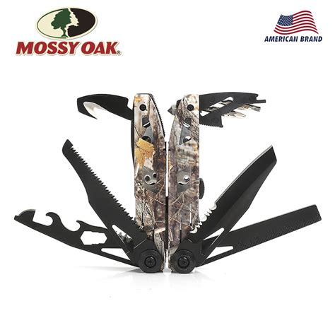 Mossy Oak 21 In 1 Multi Plier Wire Stripper Folding Plier Outdoor