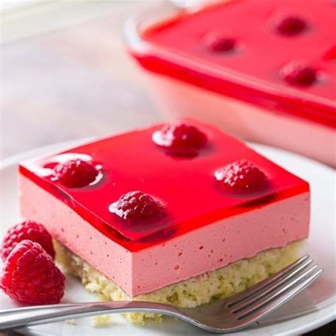 Dessert Recipes Raspberry Jello Cake Recipe Jello Cake Recipes Jello