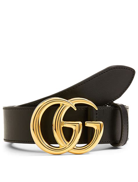 Gucci Leather Belt With Double G Buckle Holt Renfrew Canada