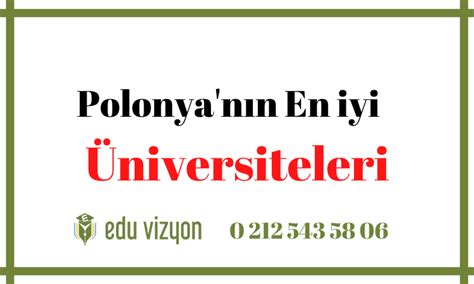 Polonyanın En Iyi üniversiteleri Sınavsız Polonya Üniversiteleri